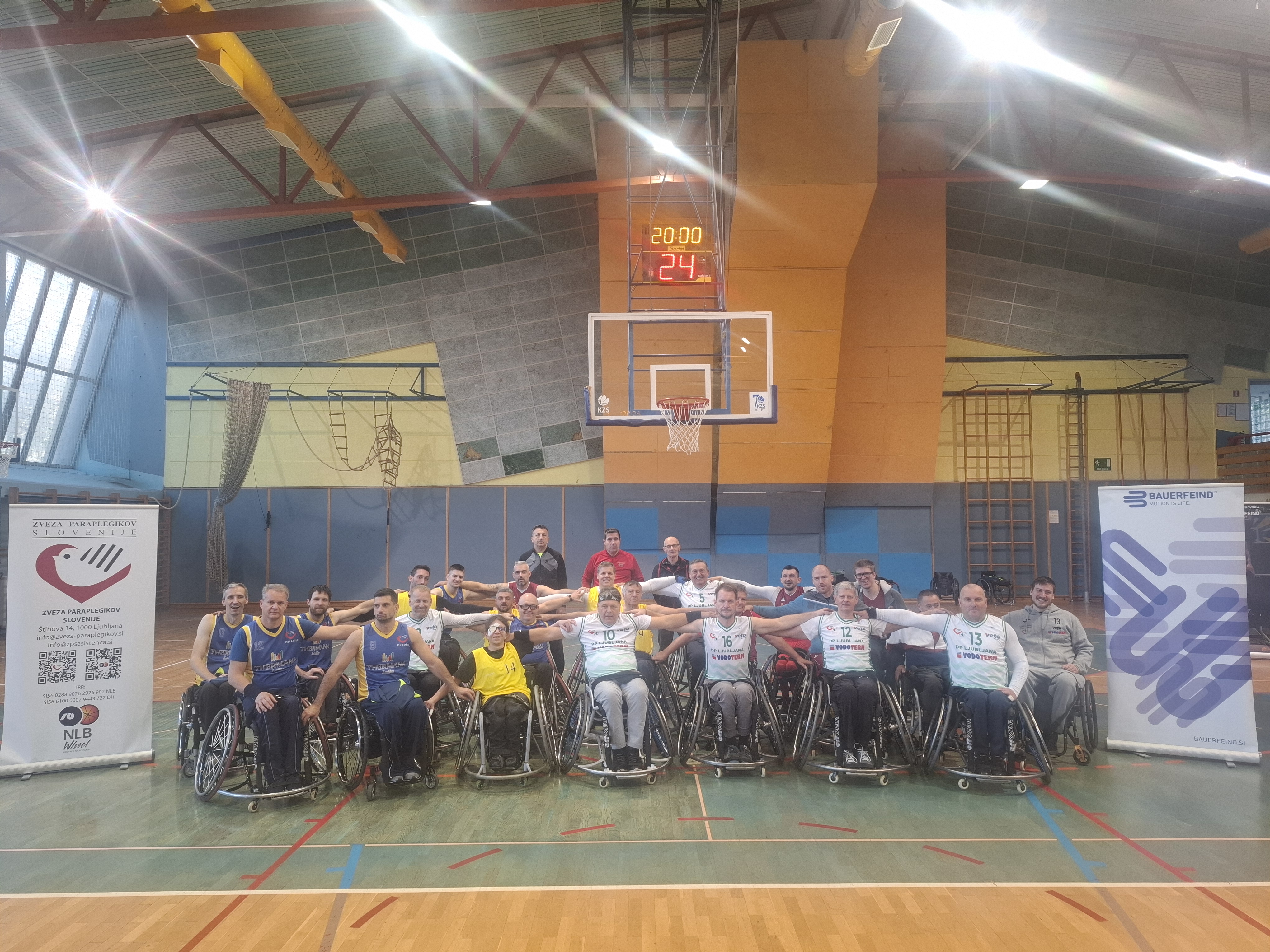 1. kolo lige ZPS Bauerfeind v košarki na vozičkih