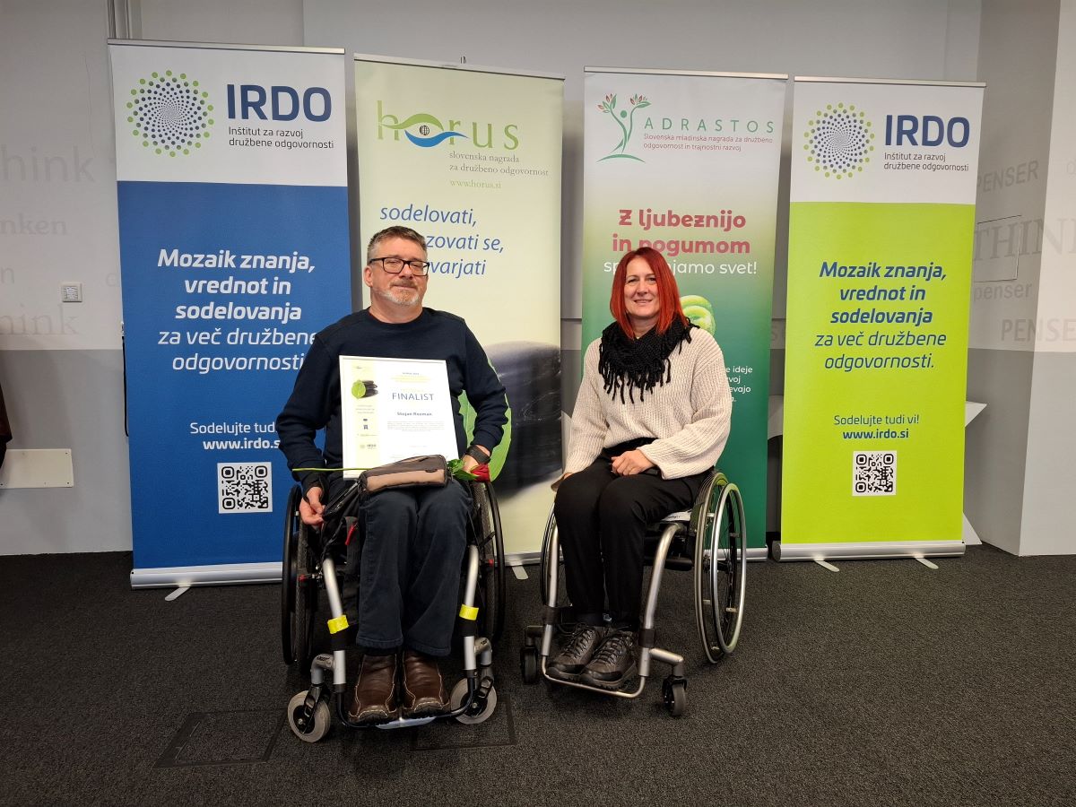 Stojan Rozman - priznanje Horus