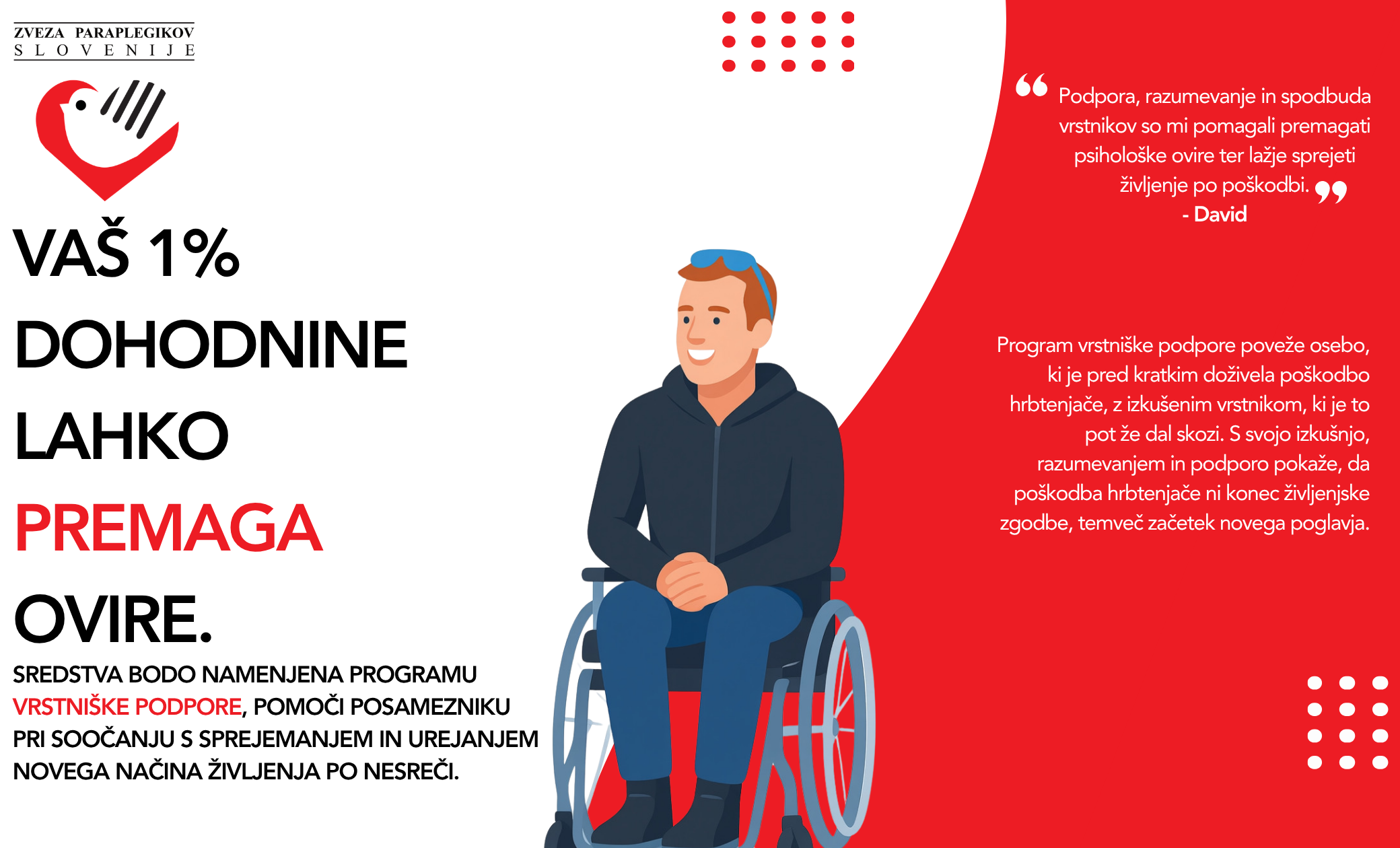 VAŠ 1% DOHODNINE LAHKO PREMAGA OVIR VAŠ 1% DOHODNINE LAHKO PREMAGA OVIRE.