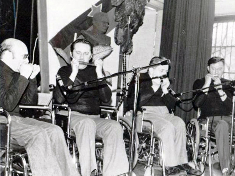 Janez Klemenc (tretji z leve) - kvartet orglic