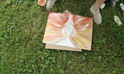 Ustvarjalno srečanje v sliki in besedi