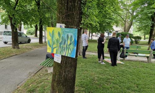 Ustvarjalno srečanje v sliki in besedi