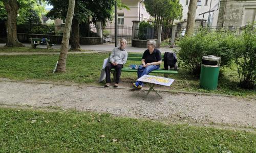 Ustvarjalno srečanje v sliki in besedi