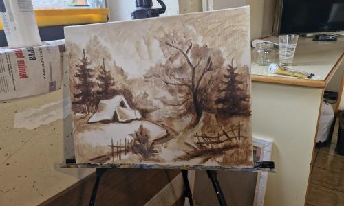 Likovna kolonija »Belokranjska zima 2026«