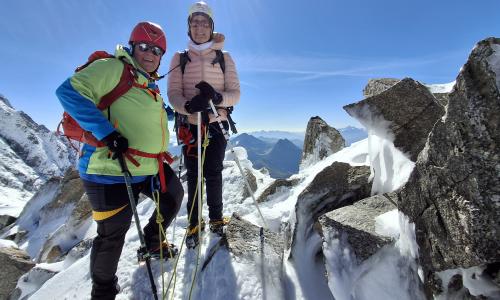  KORAKI NAD OBLAKI - PLANINCI INVALIDI SO OSVOJILI 3.838 METROV VISOKI MALI MATTEHORN IN 4.164 METROV VISOKI BREITHORN