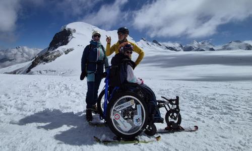  KORAKI NAD OBLAKI - PLANINCI INVALIDI SO OSVOJILI 3.838 METROV VISOKI MALI MATTEHORN IN 4.164 METROV VISOKI BREITHORN