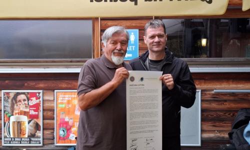 Pohod in praznovanje 50 let pešpoti E 6