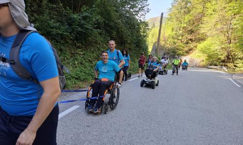 Inkluzijski pohod »skupaj v hribe« na Štefanjo goro Inkluzijski pohod »skupaj v hribe« na Štefanjo goro
