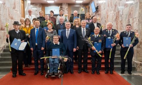 Čestitke Stojanu Rozmanu ob prejemu plakete