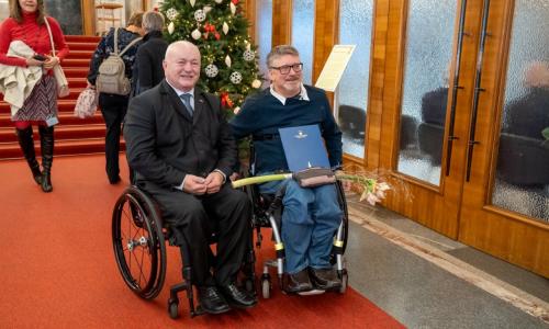 Čestitke Stojanu Rozmanu ob prejemu plakete