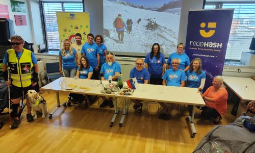  KORAKI NAD OBLAKI - PLANINCI INVALIDI SO OSVOJILI 3.838 METROV VISOKI MALI MATTEHORN IN 4.164 METROV VISOKI BREITHORN